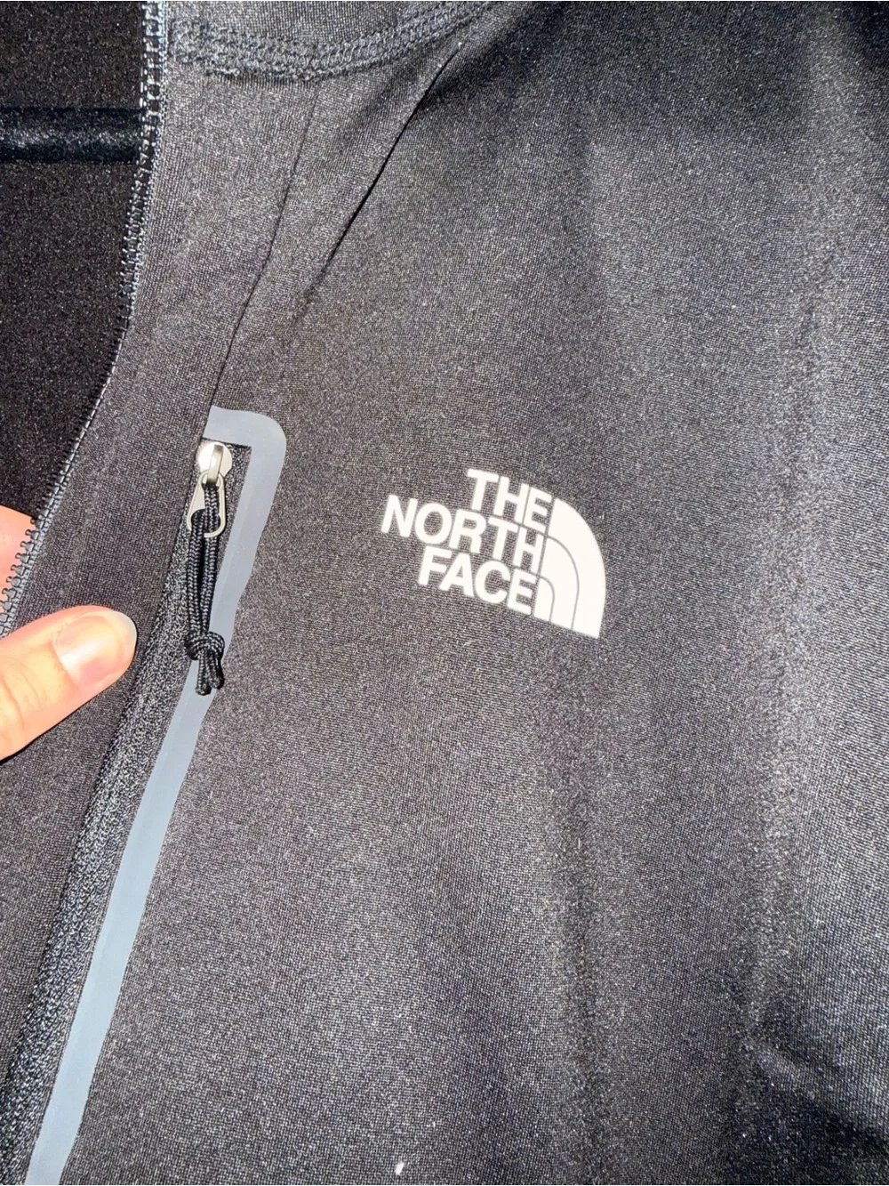 The North Face Black Lightweight Quarter-Zip Softshell Pullover